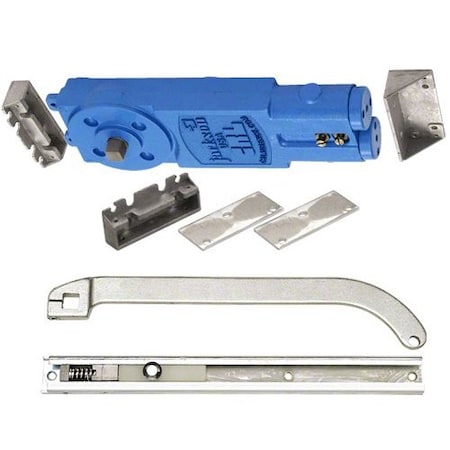 Jackson Adjustable Spring 105DegHold Open Overhead Concealed Closer W/ P Offset Slide-Arm Hardware Package 21201P62818